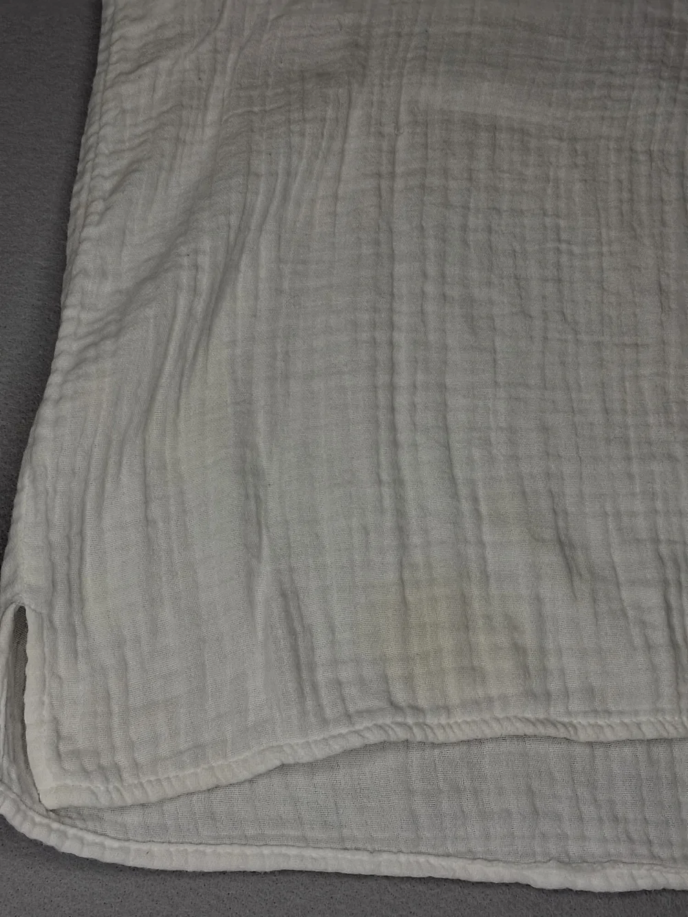 J.Crew Re-Imagined 100% Cotton Gauze Tunic Top White Sz S Coastal Boho